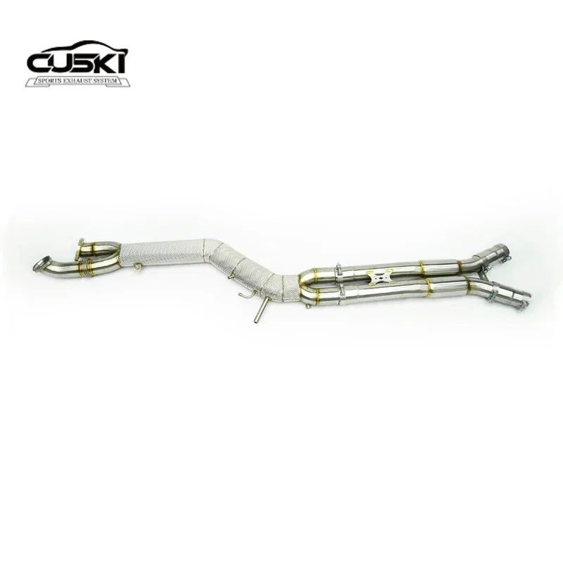 Высококачественные выхлопные трубы из нержавеющей стали для BMW M3/M4 G80/G8X G83 G82 3 0 T