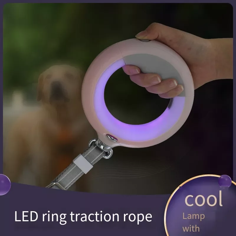 

Огни ABS высококачественный Стабильный Прочный 3-метровый автоматический выдвижной поводок для собак поводки для питомцев