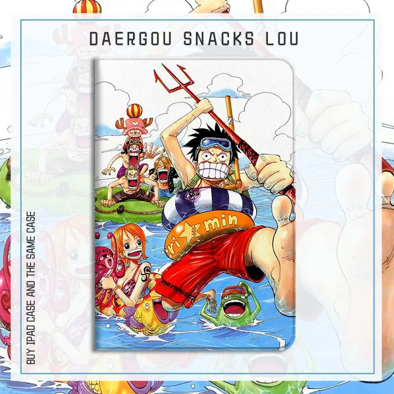 

Защитный чехол с аниме Luffy Zoro для iPad 10,2 для iPad Mini 1 2 3, чехол для 2018 iPad Air 1 2 9,7, мягкий чехол для планшета