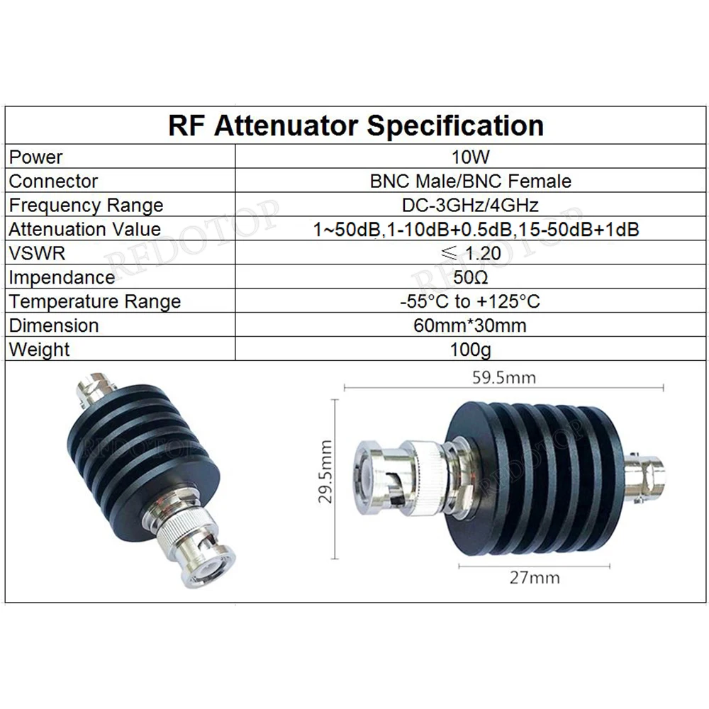 10 Вт телефон с внешним аккумулятором 4 ГГц BNC штекер-гнездо RF коаксиальный разъем