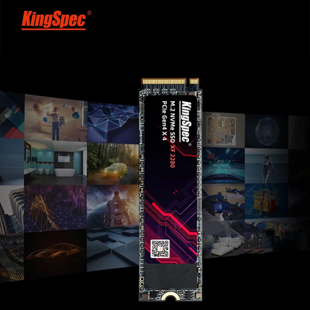 KingSpec PCIe 4,0 SSD M.2 NVME 512 ГБ 1 ТБ Ssd M2 2280 Gen4 Жесткий Диск Внутренний твердотельный накопитель для ноутбука Настольный PS4 PS5