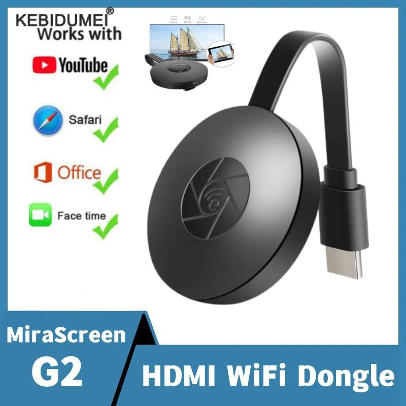 G2 TV Stick For MiraScreen Display Anycast 1080P TV Dongle HDMI-compatible Mirror Screen For Android IOS Google Mirror Screen