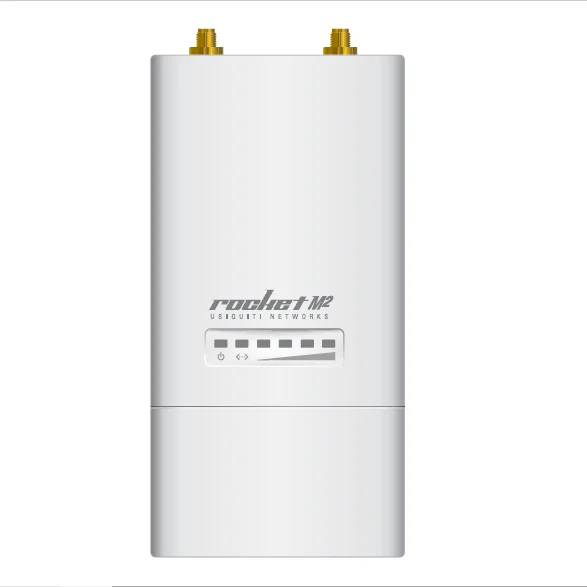 

Ubiquiti RocketM2 CPE 2.4GHz Hi Power 2x2 MIMO TDMA airMAX Rocket M2 BaseStation Wireless Network Bridge 50+km 150+Mbps