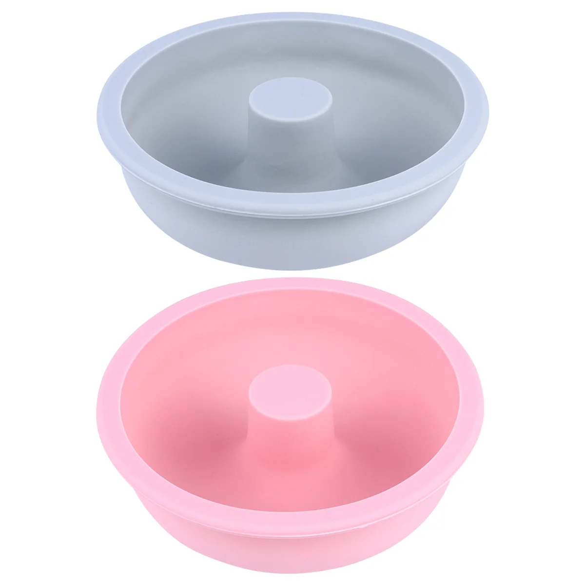 

2 Pcs Silicone Mold Silicone Candy Molds Cake Wedding Silicone Fondant Molds Silicone Doughnut Silica Gel Silicone Cookie