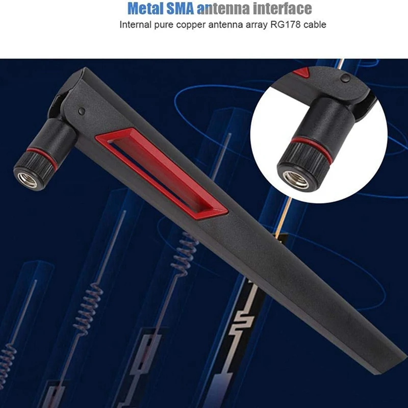 6X антенна для маршрутизатора с высоким коэффициентом усиления SMA 8Dbi 2 4G/5 8G