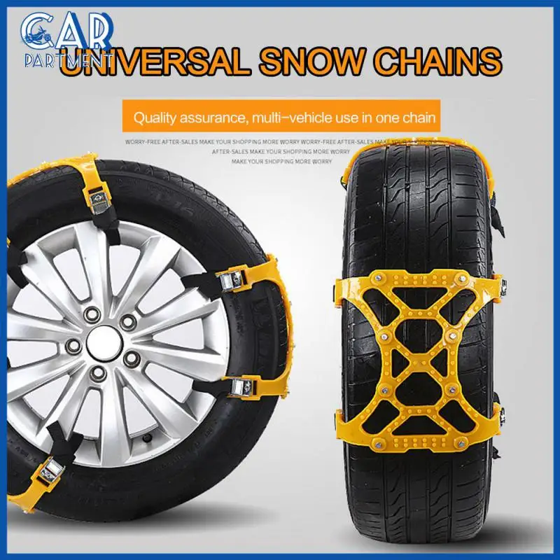 

1pcs Car Tire Anti-skid Chains Thickened Beef Tendon Wheel Chain for Snow Mud Road