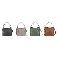 womens handbag one shoulder bag crossbody bag 100 geuine leather fashion simple style satchels solid zipper
