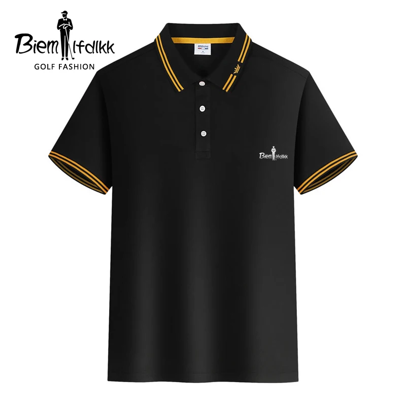 

Мужская хлопковая рубашка-поло с вышивкой