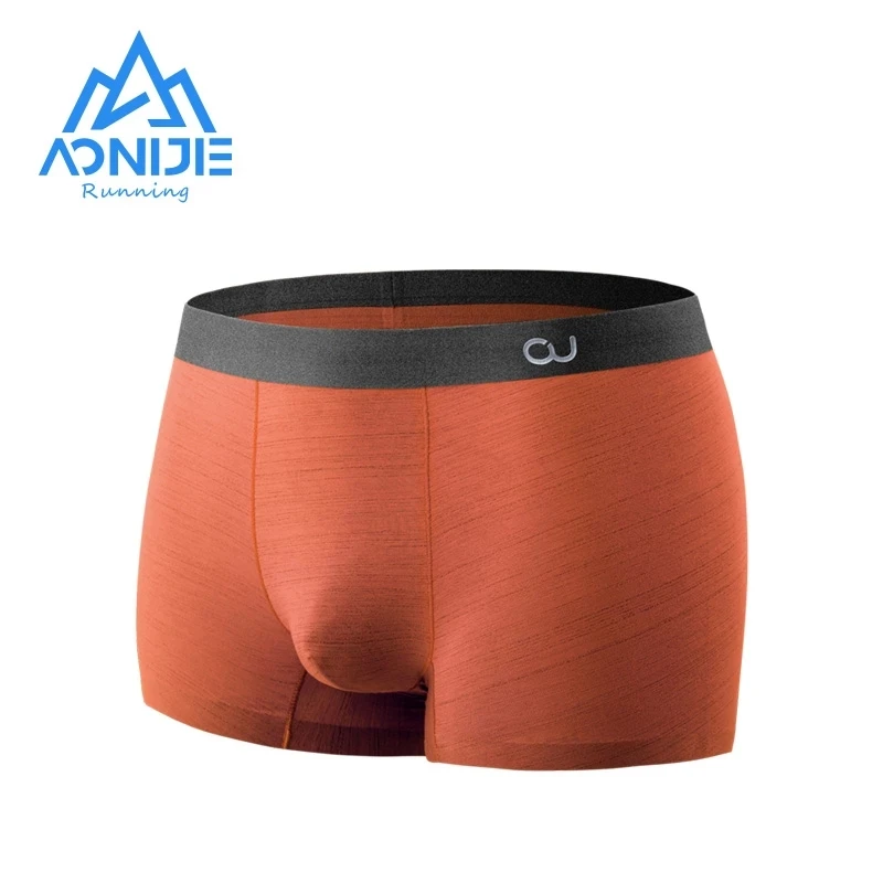 AONIJIE 3Pcs Modal Men Panties Male Perspiring Sports Underwear Quick Drying Boxer Briefs Shorts Antibacterial Underpants Briefs