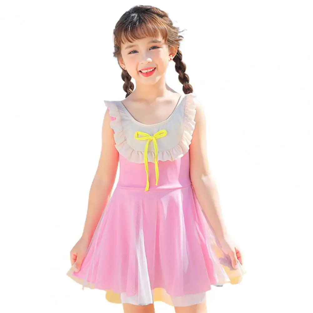 

Children Swimsuit Bathing Suit for Swimwear Sleeveless Bikinis Newborn Girls