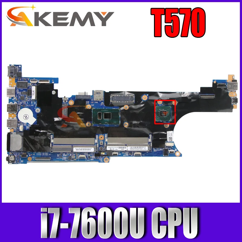 

For Lenovo Thinkpad T570 Laptop LTS-1MB 16820-1 CPU i7-7600U SR33Z GPU FRU 02HL454 DDR4 100% Fully Tested