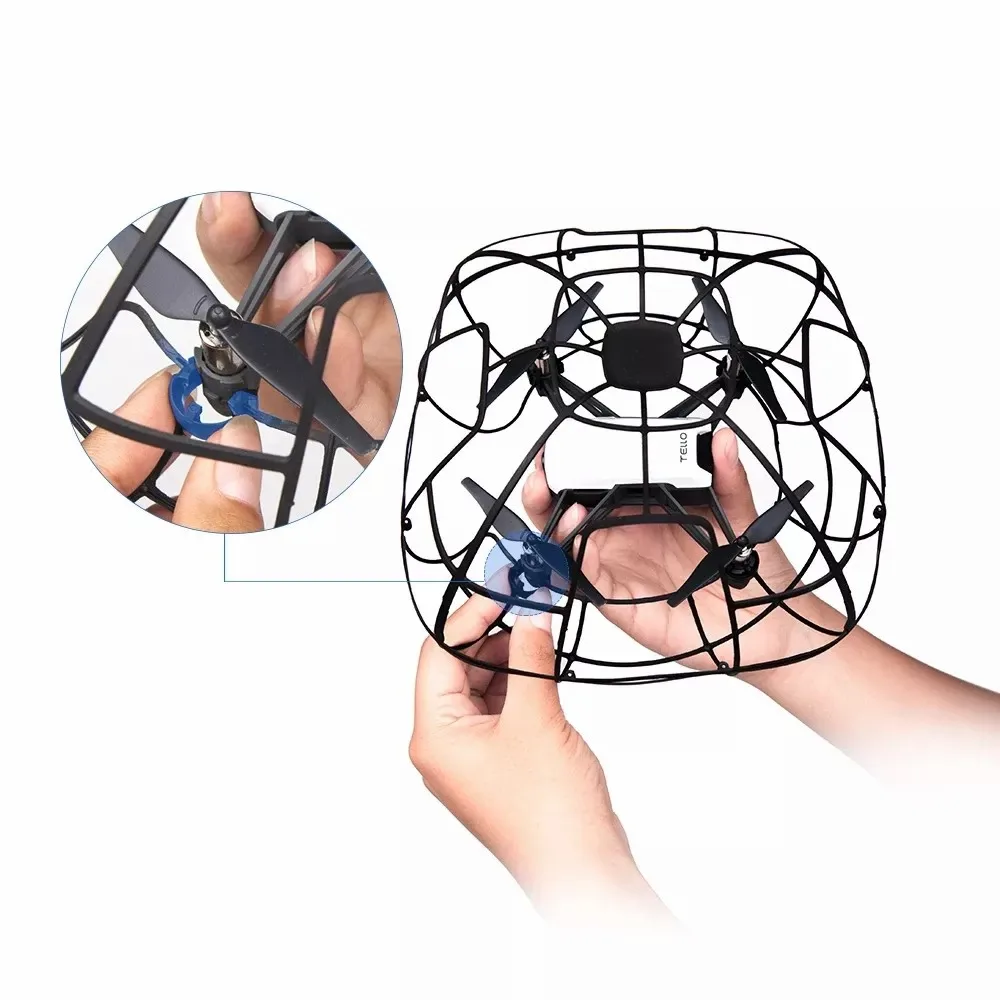 

PGYTECH New Spherical Protective Cage Propeller Guard For DJI Tello Drone Light Full Protection Protector Accessories Black
