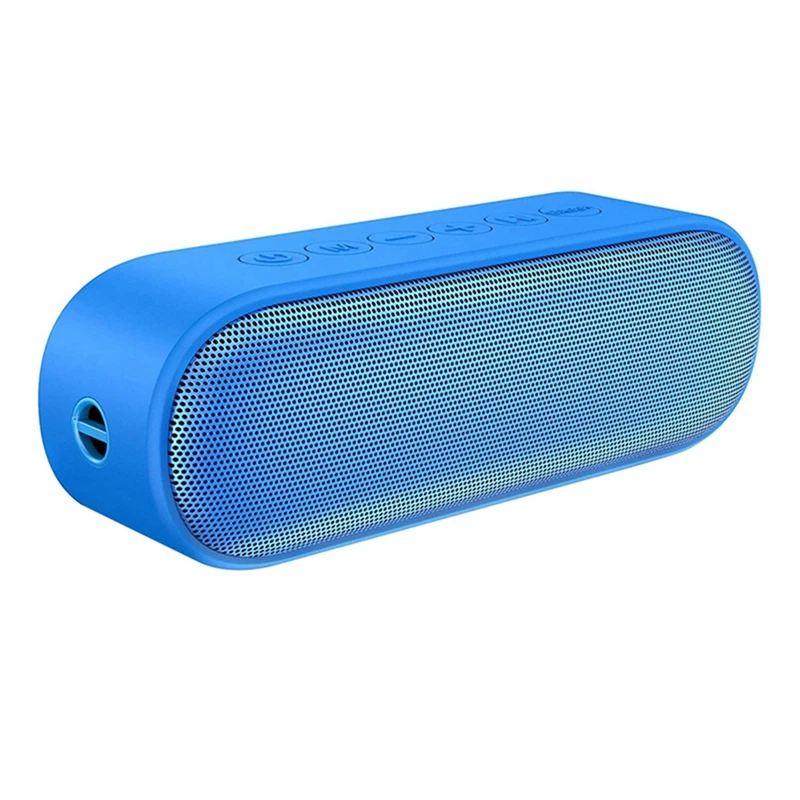 

Громкий Bluetooth-динамик, внешний усиленный IPX7 водонепроницаемый портативный динамик s с насыщенными басами, звуковая панель динамика (синий)