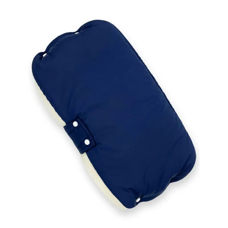 Муфта CherryMom для рук на коляску Dark Blue Меховая | Аксессуары коляски