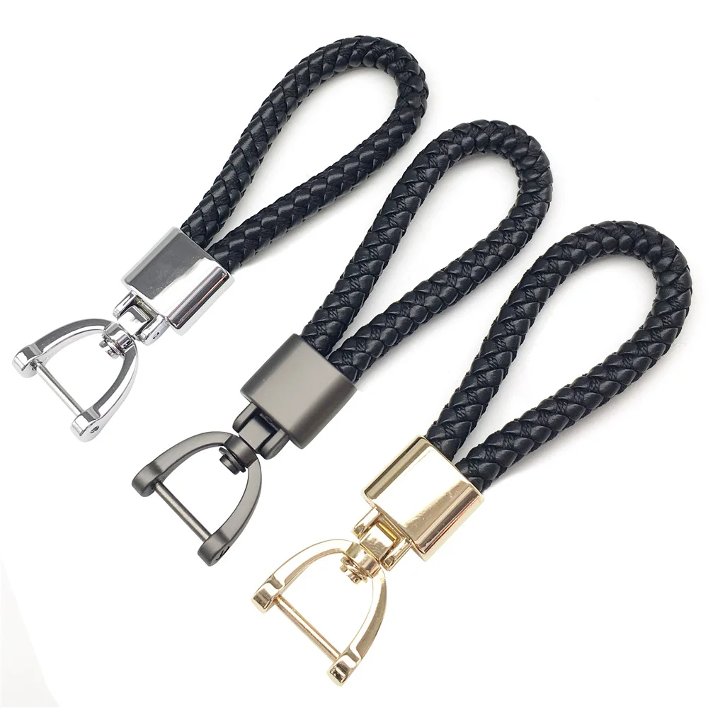 

Кожаный Автомобильный брелок, брелки, ручная работа, плетеный трос, автомобильный брелок, аксессуары, цепочка для ключей, кольца для мужчин ...