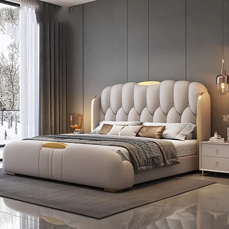 

Роскошная деревянная детская двухместная кровать в скандинавском стиле, Высококачественная двухместная рамка, двухместная кровать, изголовье кровати для девочек, мебель для спальни