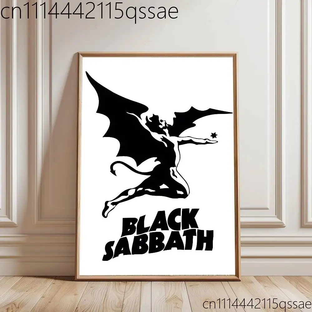 Постер B-Black S-Sabbath Ozzy, самоклеящаяся художественная водонепроницаемая бумажная наклейка для декора стен в кофейне, баре, комнате. (art.: 3920dcffc49fa) - 3920dcffc49fa