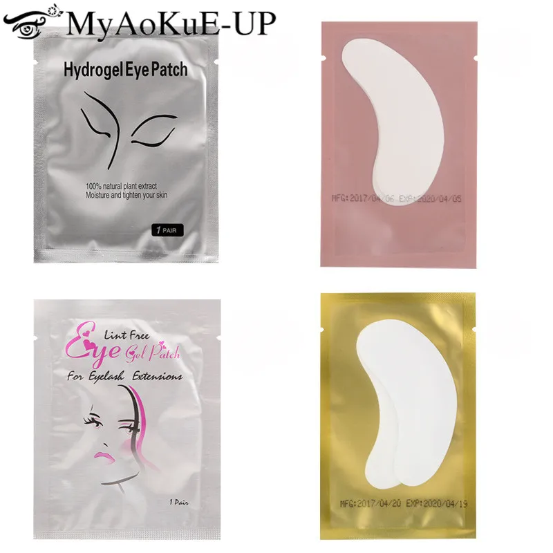 

100 пар накладки на ресницы накладки для наращивания ресниц под накладки для глаз гелевые накладки без ворса накладки на глаза наклейки накладки инструмент для макияжа