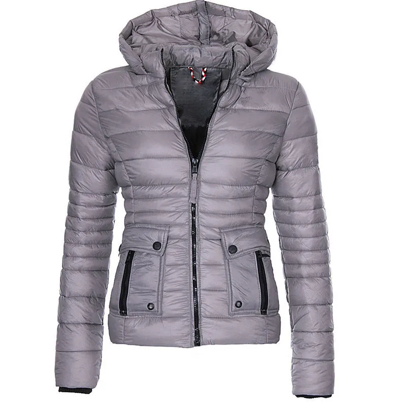 Winter Coat for Women Warm Jacket Short Slim Light Jacket New In Outwears Hooded Coats Female Clothing Manteau Femme Hiver
