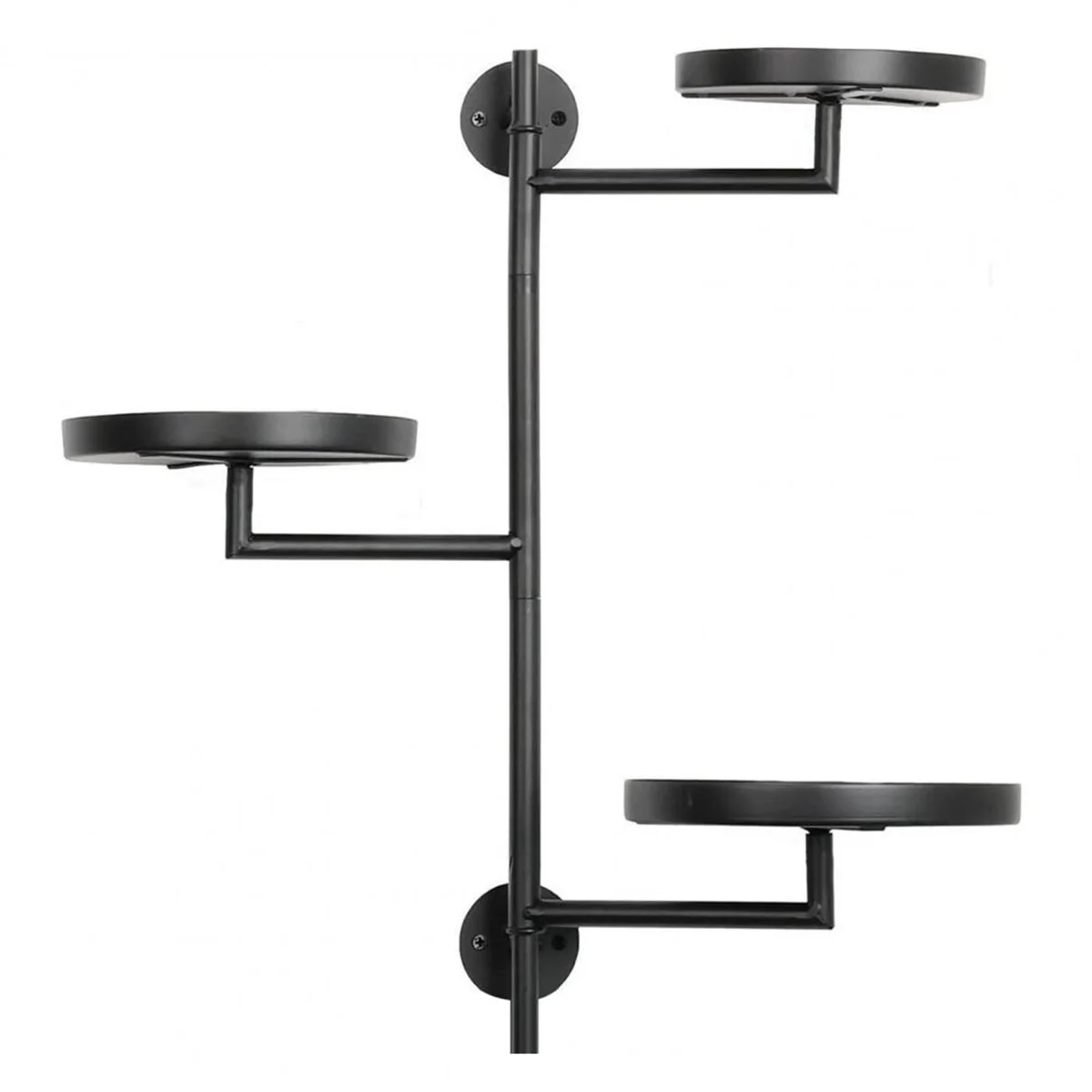 Полки для растений с вращающимися окнами 3-уровневая металлическая подставка в