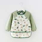 Детский непромокаемый платок с длинным рукавом, с принтом