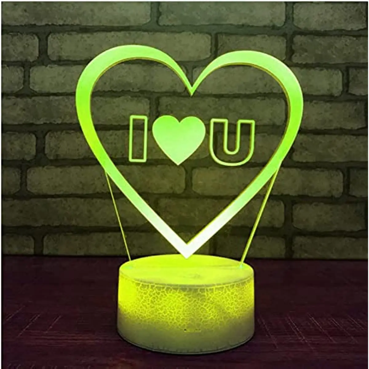 

Nighdn Heart Night Lamp Gift for Monther Day 7 Color Changing Bedroom Decoration Lights Led Nightlight for Kids Parents Lover