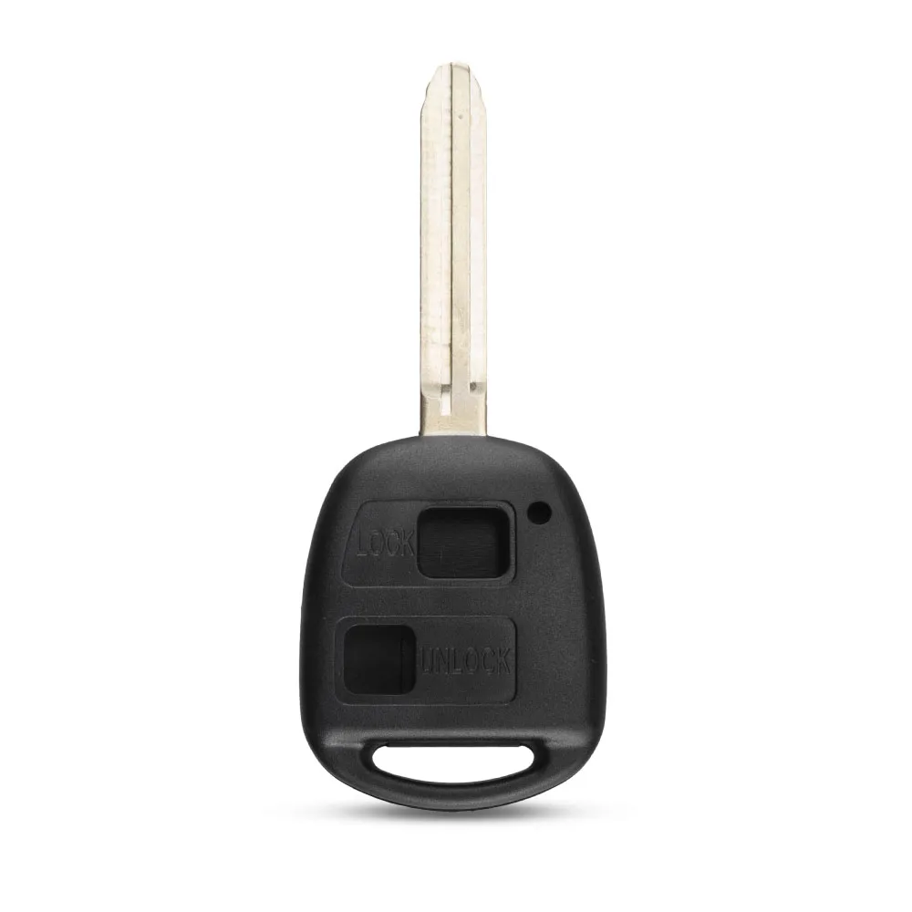 

Чехол для автомобильного ключа KEYYOU 2/3 BTN для Toyota Yaris Prado Tarago Camry Corolla TOY43 Blade с резиновыми кнопками