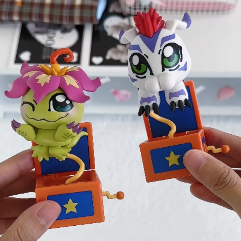 Фото Коллекционная фигурка Bandai Namco Digimon Blind Box: Коллаборация с Такэхисой Окавой, декоративное украшение, подарок для аниме-коллекционеров, индивидуальный дизайн №1