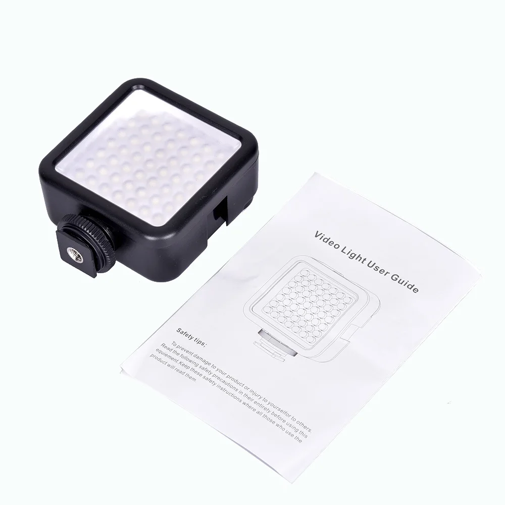 Фото Лампа для фото-и видеосъемки GW49 Mini Pro Led-49, светильник для цифровой зеркальной камеры, видеокамеры, видеорегистратора, Dv, черный светильник дл... №5