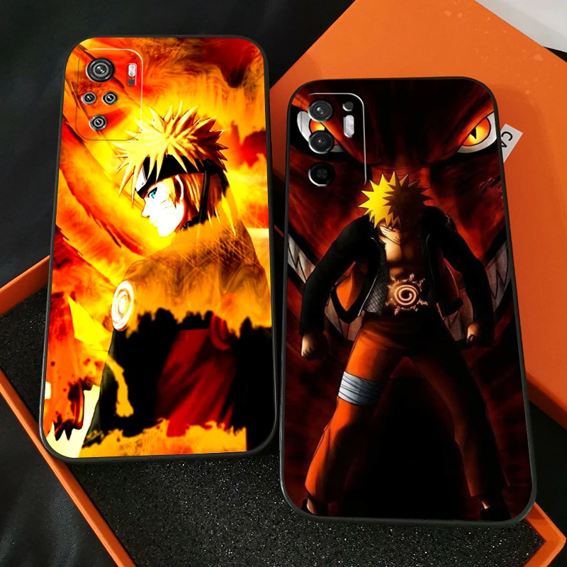 

Naruto Japan Anime Phone Case For Xiaomi Redmi Note 10 10S 10T Pro For Redmi Note 10 5G Case Back Silicone Cover Soft TPU Coque