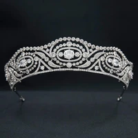 sepbridals cubic zirconia duchess of calabrias replica tiara for weddingcrystal princess tiaras crown for bride hair jewelry