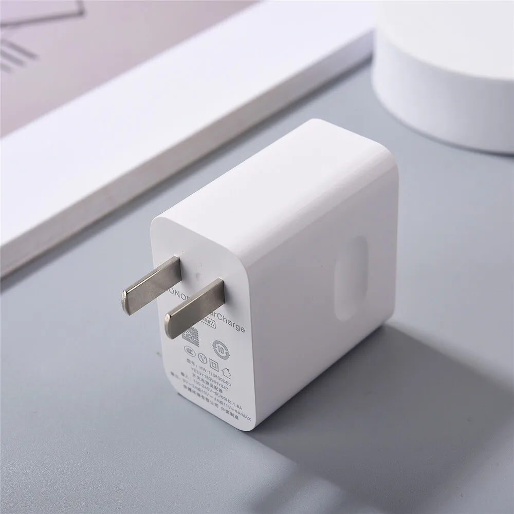 Супербыстрое зарядное устройство Honor 66 Вт для 70 80 90 Pro 50 60 SE Magic VS Fold V2 V3 V30 V40 X9 X40 X30i