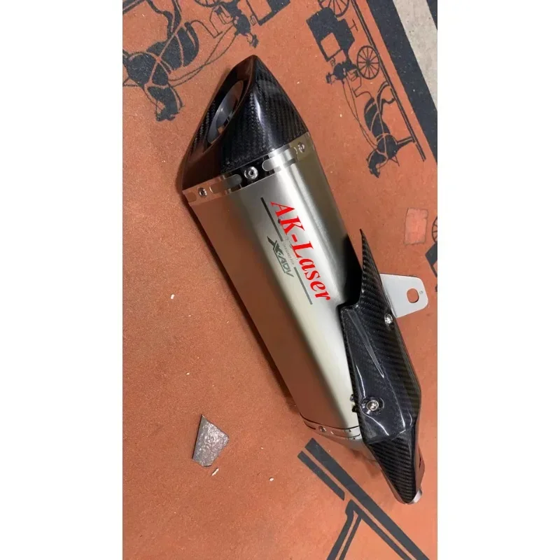 Выхлопной глушитель для мотоцикла без шнуровки Akrapovic выхлопная труба трубка