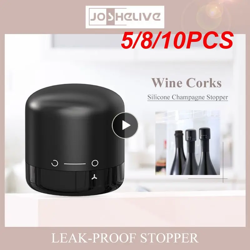 

5/8/10PCS Champagne Plug Leak-proof Wine Bar Bottle Stopper Tools