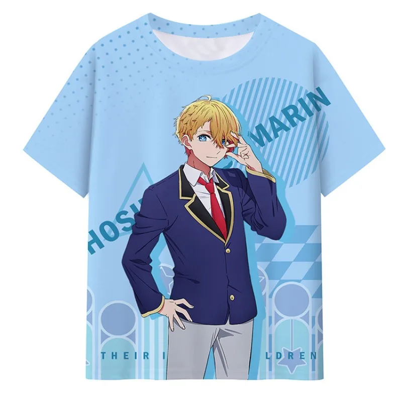 

3D Print Oshi No Ko T-Shirts Anime Manga Streetwear Men Women Casual Fashion Oversized T Shirt Harajuku Kids Tees Tops Clothing