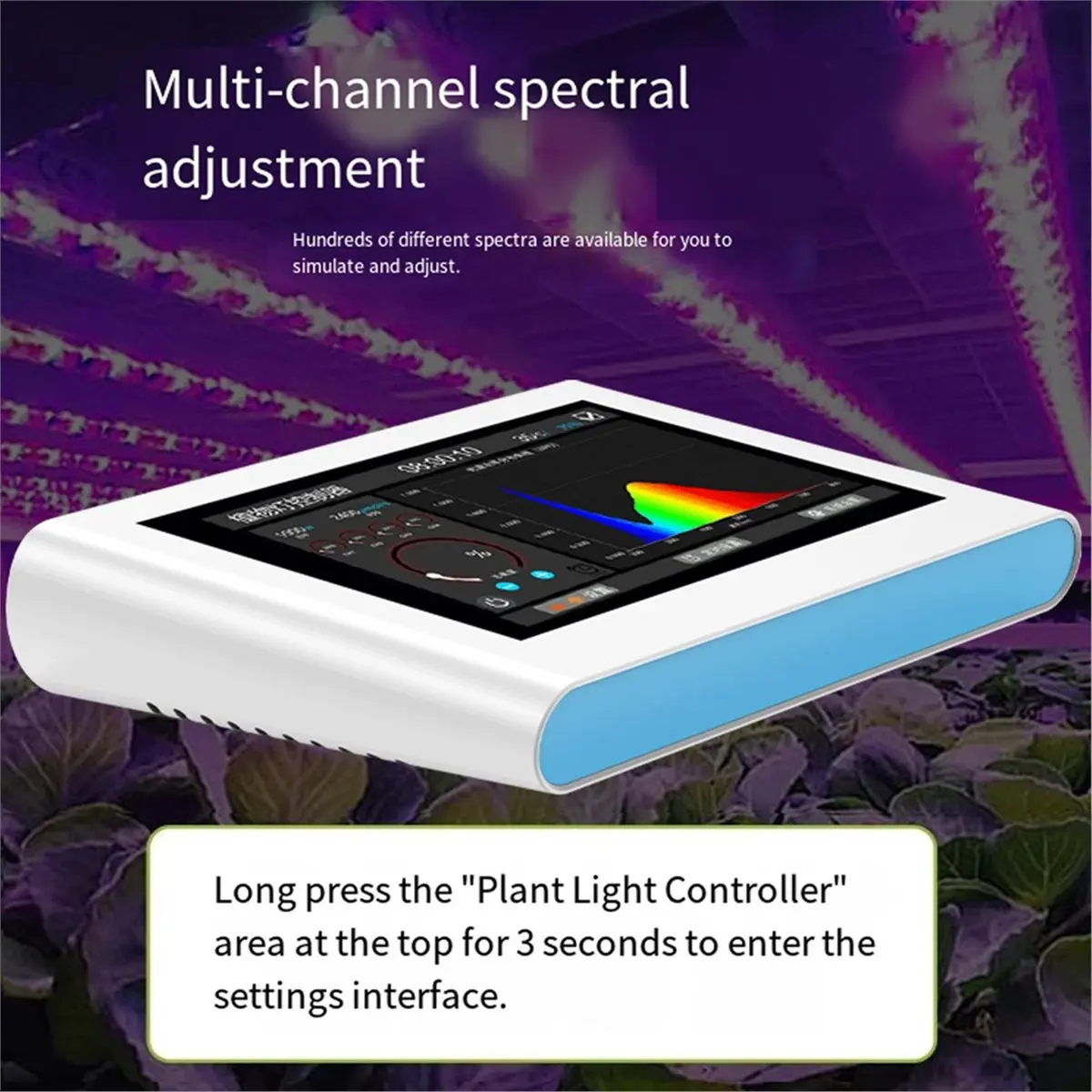 Фото Контроллер DT38 RJ14 RJ45 Smart BT для светодиодных фитоламп с таймером, диммированием и управлением через приложение, вилка EU №1