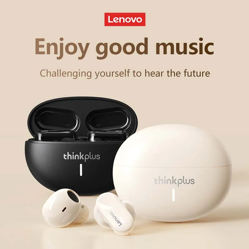 Беспроводные наушники Lenovo LP19 Bluetooth 5.3 с двумя HD-микрофонами