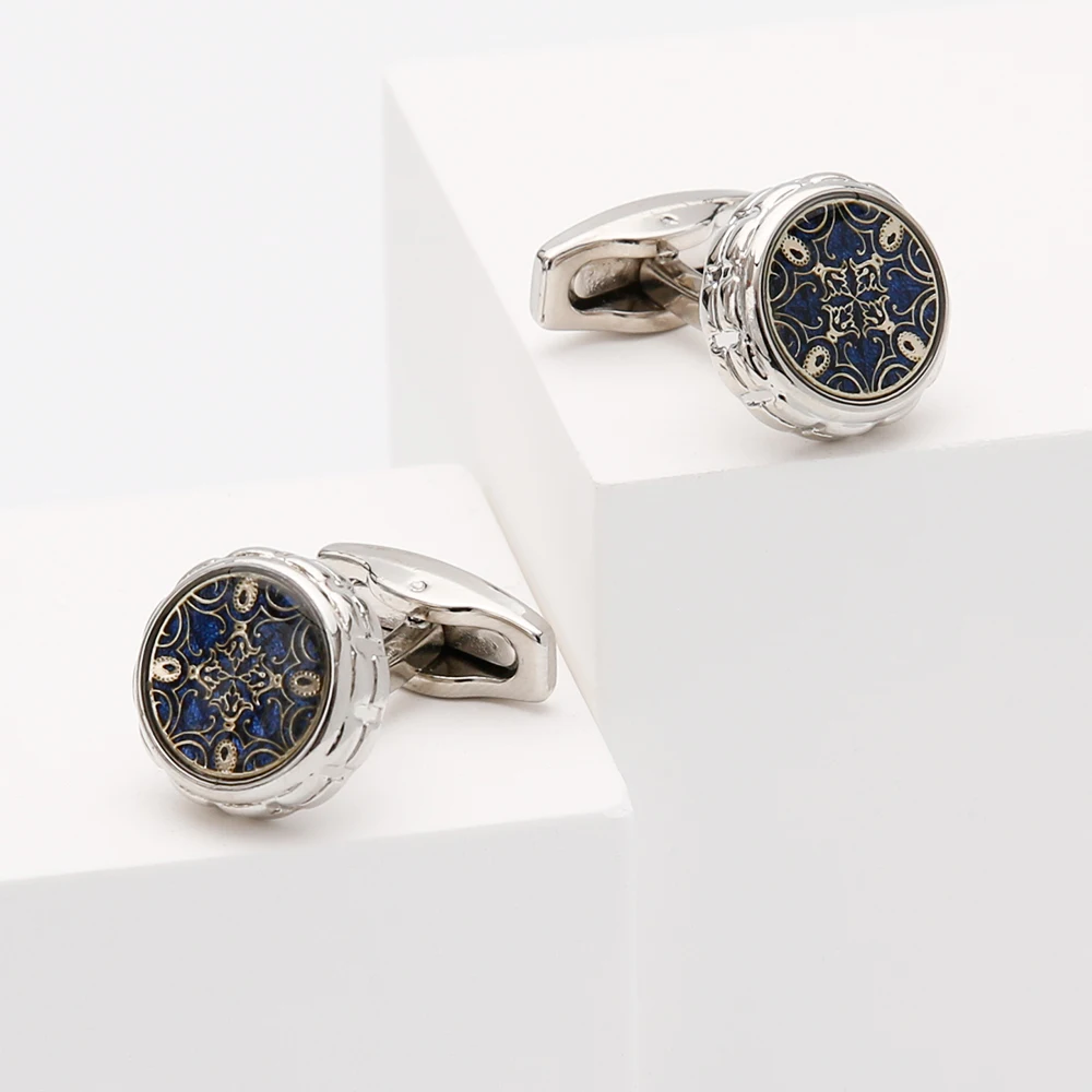 

Cufflinks for Men TOMYE XK22S035 High Quality Personalized Fashion Round Tuxedo Formal Dress Shirt Cuff Links for Wedding Gifts