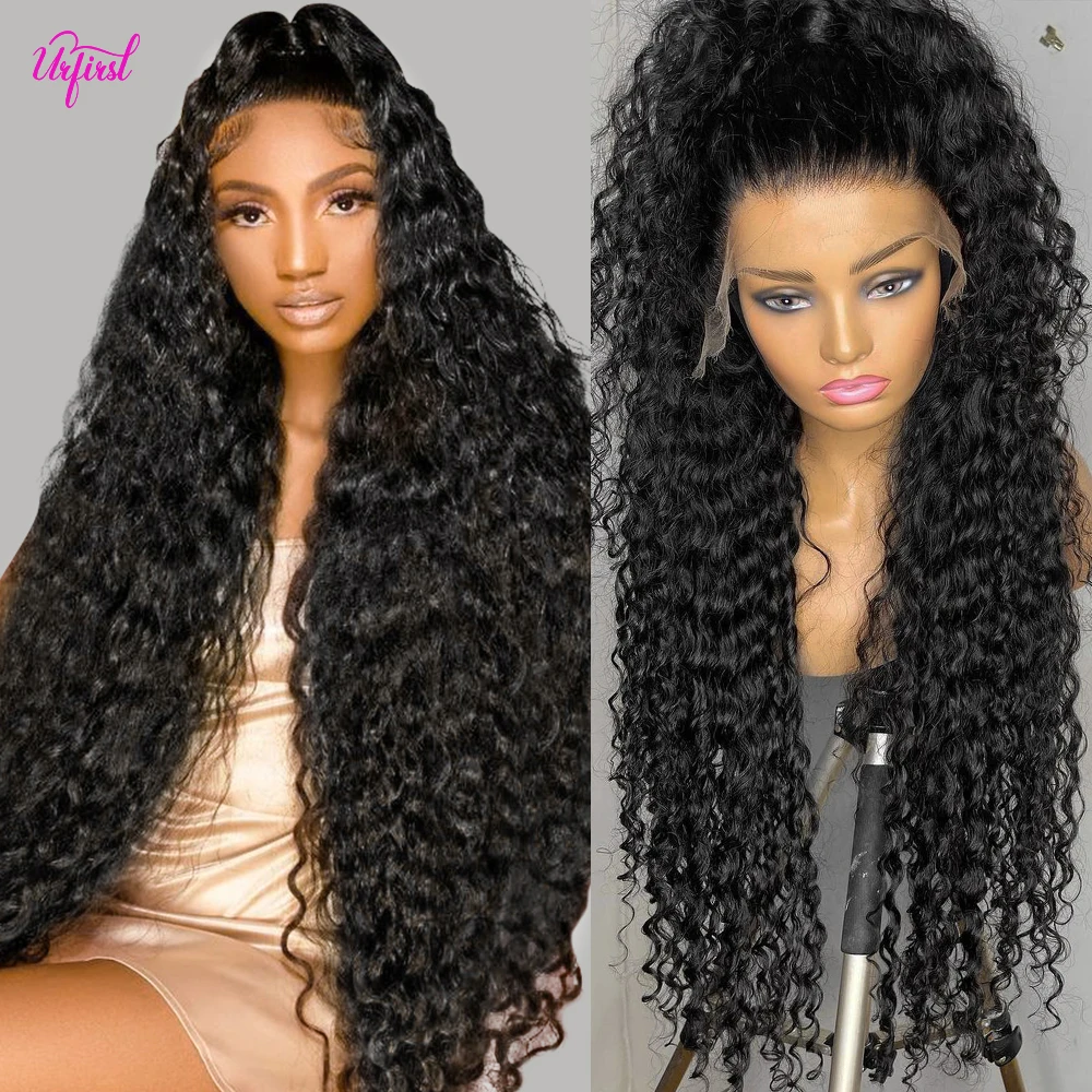 30 40 Inch 13x4 HD Lace Frontal Wig Curly Human Hair Wigs For Women Kinly Curly Lace Front Wigs Brazilian Hair Wig Preplucked