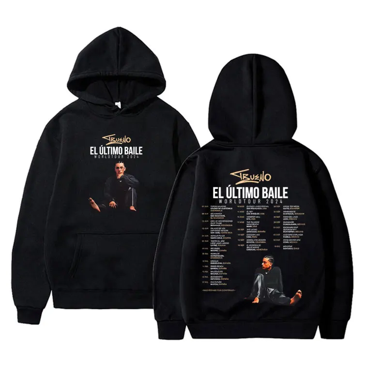 Rapper Trueno El Ultimo Balie World Tour 2024 Hoodie Men's Fashion Hooded Tracksuit Men Women Hip Hop Oversized Pullover Hoodies