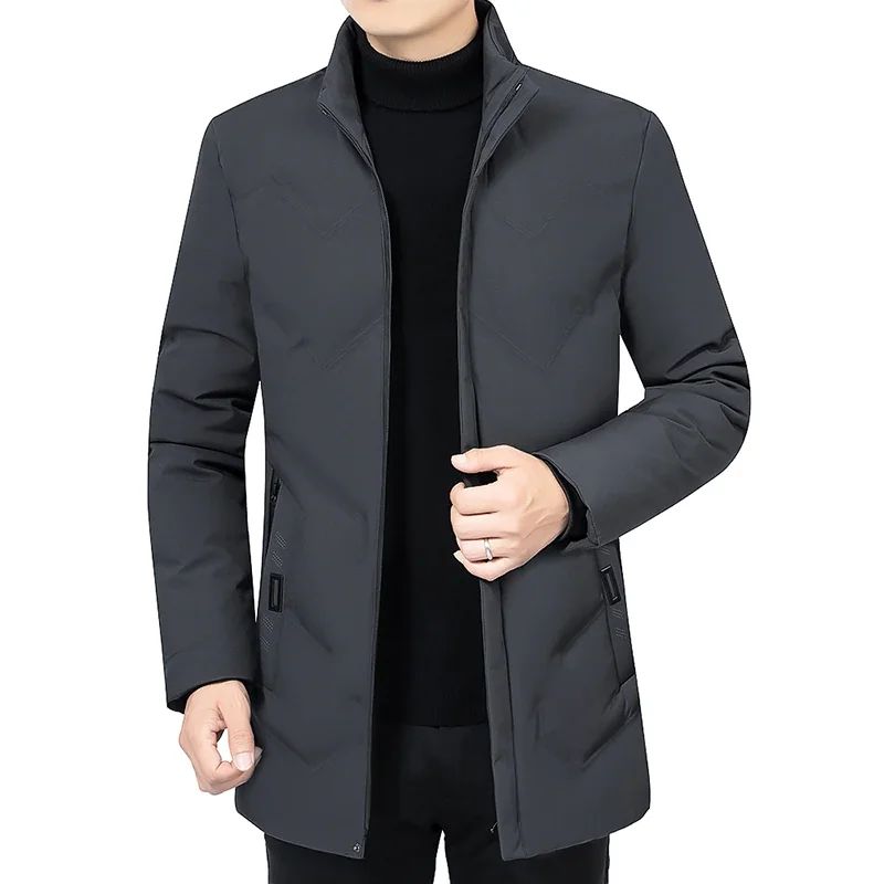 

2021 new Winter Jacket Men Thicken Warm Men Parkas Hooded Coat Fleece Man's Jackets Outwear Windproof Down Parka