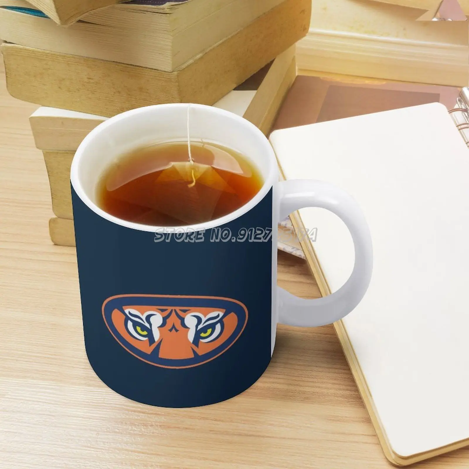 Кружка с изображением тигров глаз белая кружка для друзей и семьи креативный