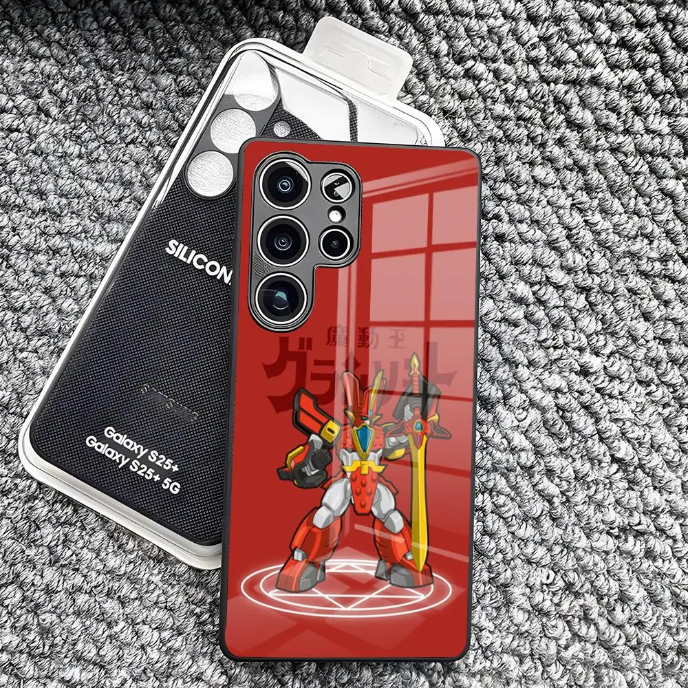 Фото Чехол для телефона M-Mado King G-Granzort для Samsung S26 Ultra S25 Edge Ultra S23 S22 S21 Ultra Plus S24 Fe A57 A37, стеклянная крышка №3