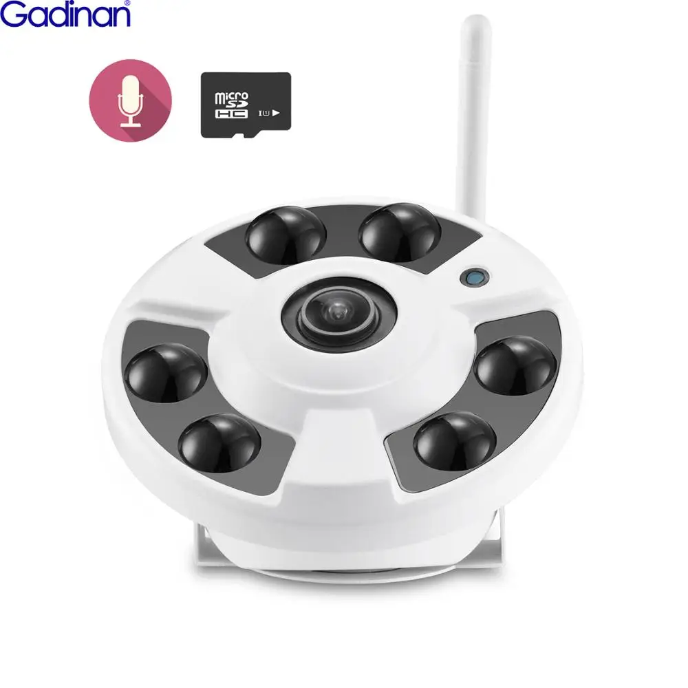 IP-камера видеонаблюдения Gadinan 5 Мп наружная WiFi 1,7 мм с датчиком движения
