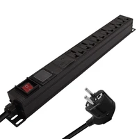 tomadas para rack pdu power socket with digital display independent switch control 6 units 16a universal outlet socket