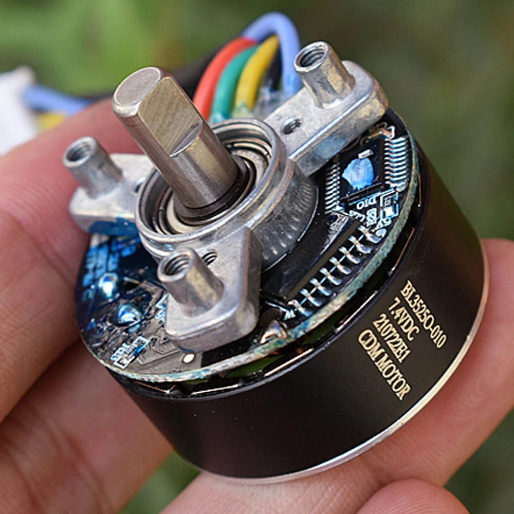 DC6V-12V 7.4V 3100RPM BL3525O Mini 35mm 5-wire Brushless CMD Motor PWM Speed Large Torque for Fascial Gun Muscle Massager Engine