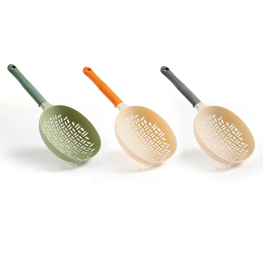 

Useful Draining Spoon Large Leak Hole Big Size Multifunctional Nylon Strainer Spoon Safe Kitchen Filter Spoon Kitchen Supply