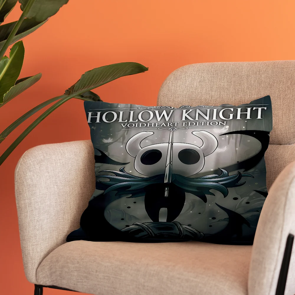 Anime Hollow Knight Stitch Lucky Dragon Pillow Cover Sofa Cushion Home Room Decoration Children Gift