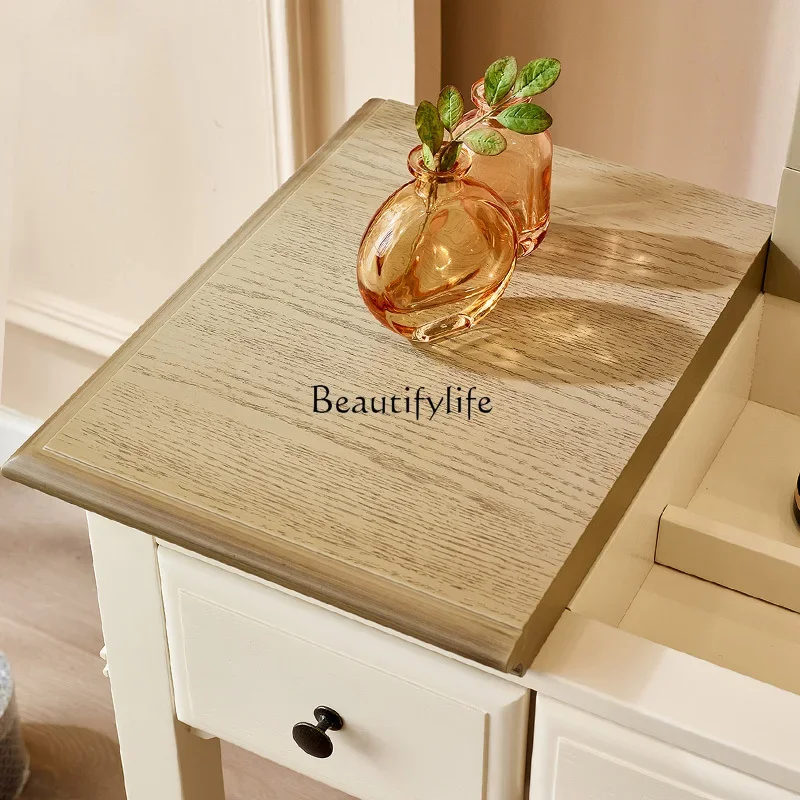 Американский светлый роскошный современный простой комод для спальни из