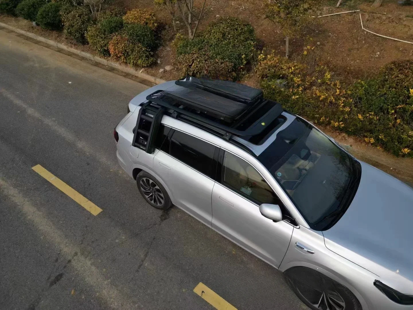 Багажник на крышу подходит для багажной рамы Qjie M7 боковой автомобильной лестницы